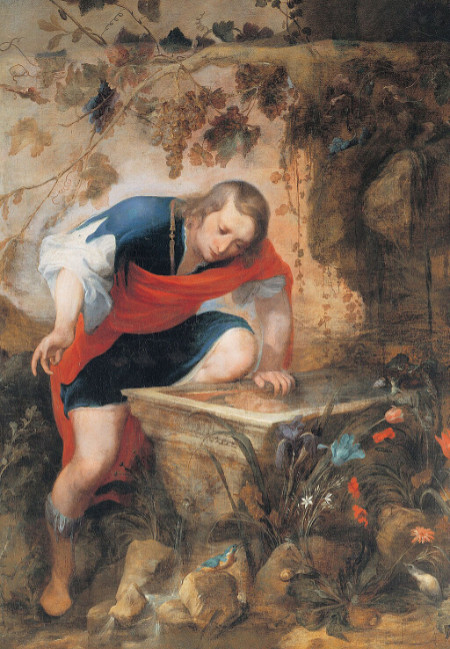 Narcissus at the Spring (1650), by Jan Roos